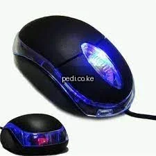 Brown Box Wired LED Optical Mouse (HP,Dell,Acer,IBM..etc)